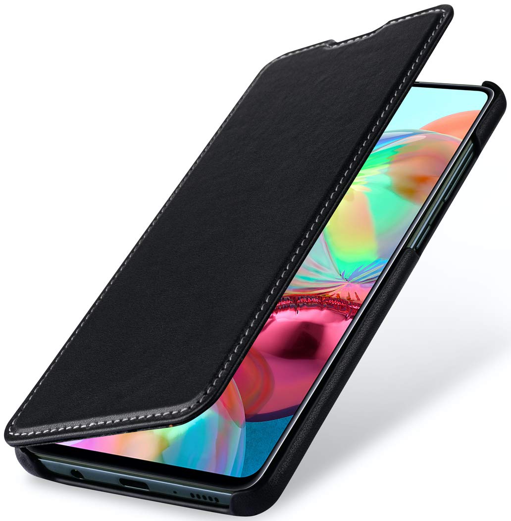Housse cuir Samsung A71 StilGut pour éviter les rayures d'écran - 6