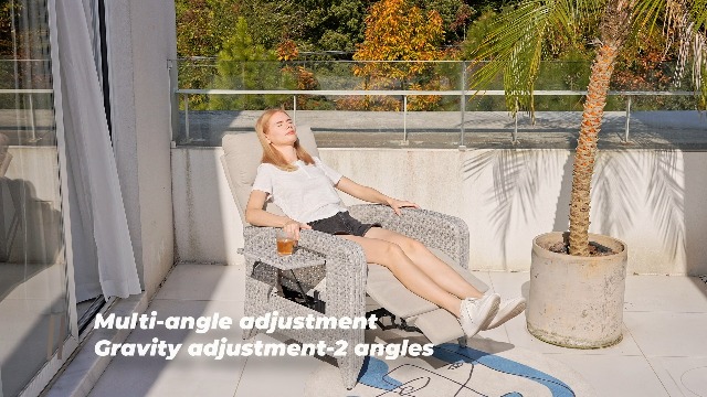 Amazon.com: ZZW Upgraded Outdoor Recliner Chair, Reclining