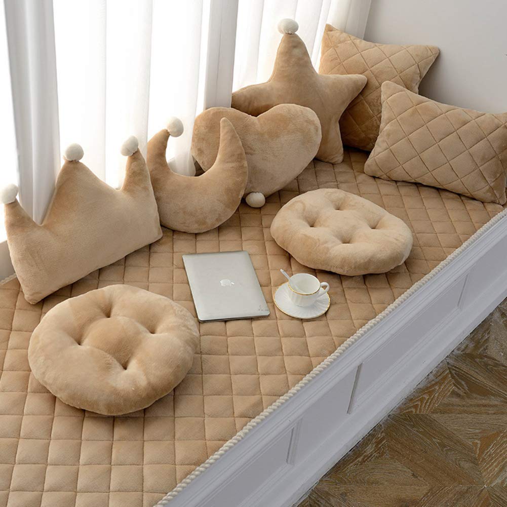 Tatami Rug,Modern Carpet,Soft Window Mat Home decor rug mats Living room Bedroom Floor mats-Caki 90x160cm(35x63inch)