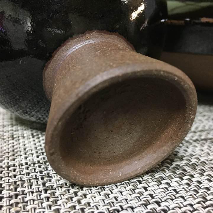 Amazon.co.jp: 荒木陶窯 苗代川焼 黒茶家セット 木箱入り