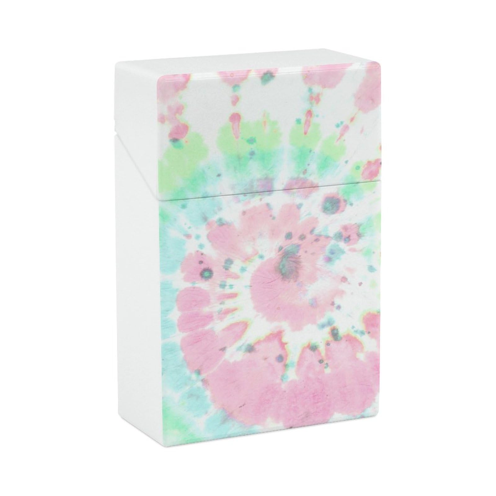 cigarette pastel Pastel Tie Die Round Cigarette Case Regular Size Cigs Case Cigarette Box  One-Hand Operate Gift for Men Women : Amazon.ie: Sports & Outdoors