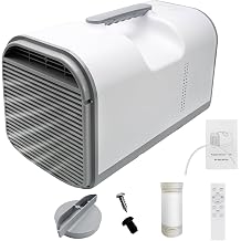 4095 BTU Portable Camping Air Conditioner, 420W 3-in-1 Compact Camping AC Unit for Indoor &amp; Outdoor Use, Fast Cooling Solution for Tent, RVs, Trucks, Vans, Cars, Small Warehouses and Pet Houses