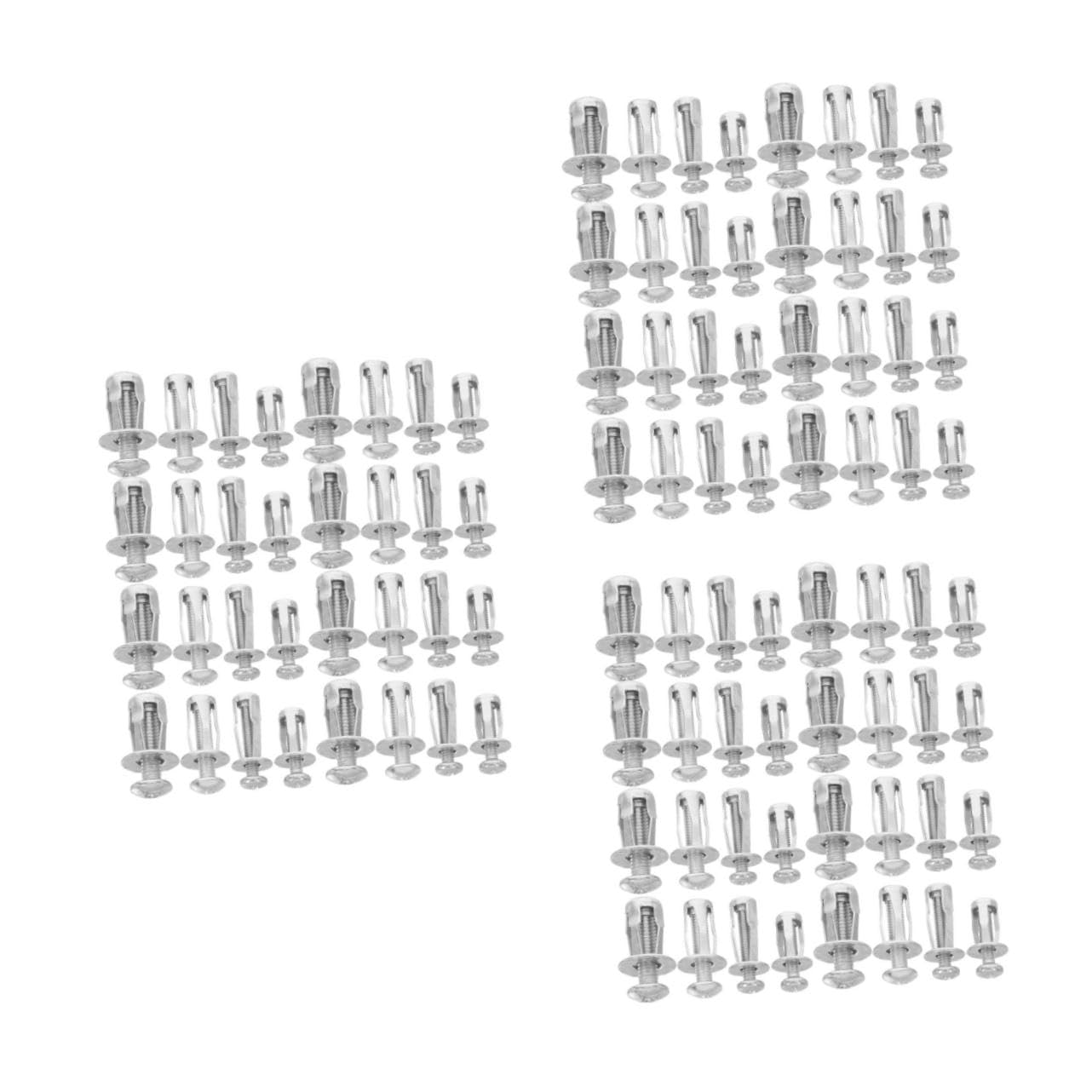 ABOOFAN 240 Stck. Teiliges Expansion Schrauben Carbonstahl Dübel für und Gipskartonwände mit Blütenblatt Metallanker für Möbelbefestigung und Heimwerkerprojekte