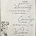 Dicksons Serenity Prayer Filigree Leaves 46 x 68 All Cotton Tapestry Throw Blanket