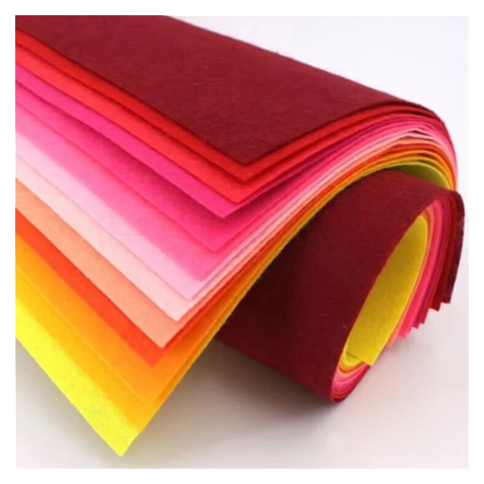 filzstoff meterware filz meterware filz filzsto 40 cm / 15,75 Zoll Filzstoffbogen, Stück, Vliesstoff, 1 mm, Farben, verschiedene Größen, Näh- und Patchwork-Set(20x20cm)
