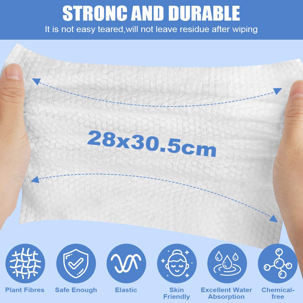 LOPHE Disposable Face Towels, Cleansing Towels,Skin Care and Makeup Removal Wipes - Image 3