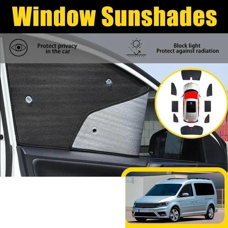 Bâche pare-soleil de voiture pour éviter la chaleur dans le VW Caddy