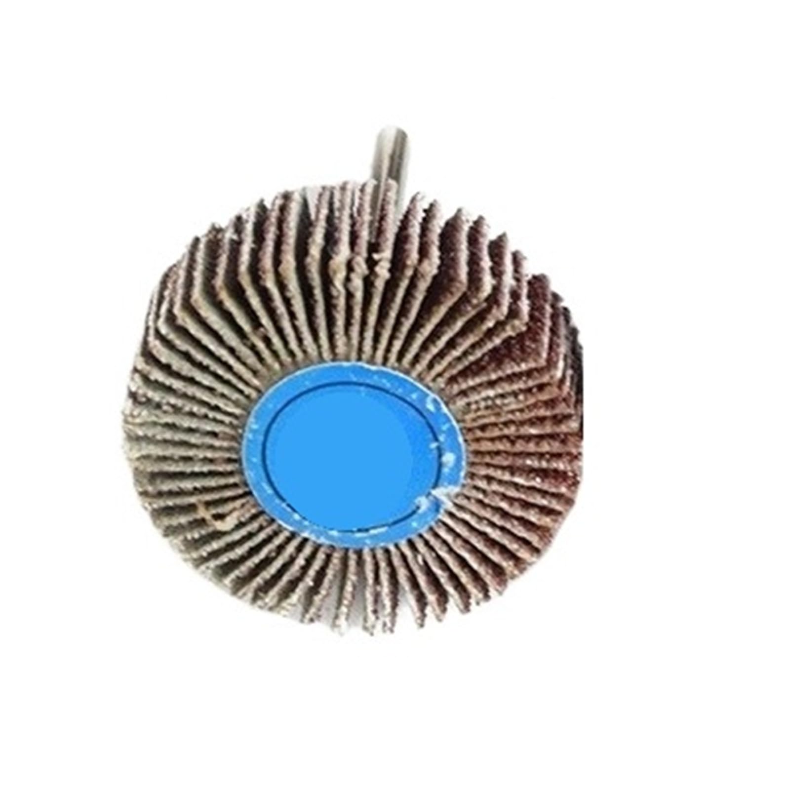 80 Grit Grinding Sanding Sandpaper Flap Wheel Discs 3.0mm Shank Shutter Polishing Wheel For Rotary Tools(10pcs Set)