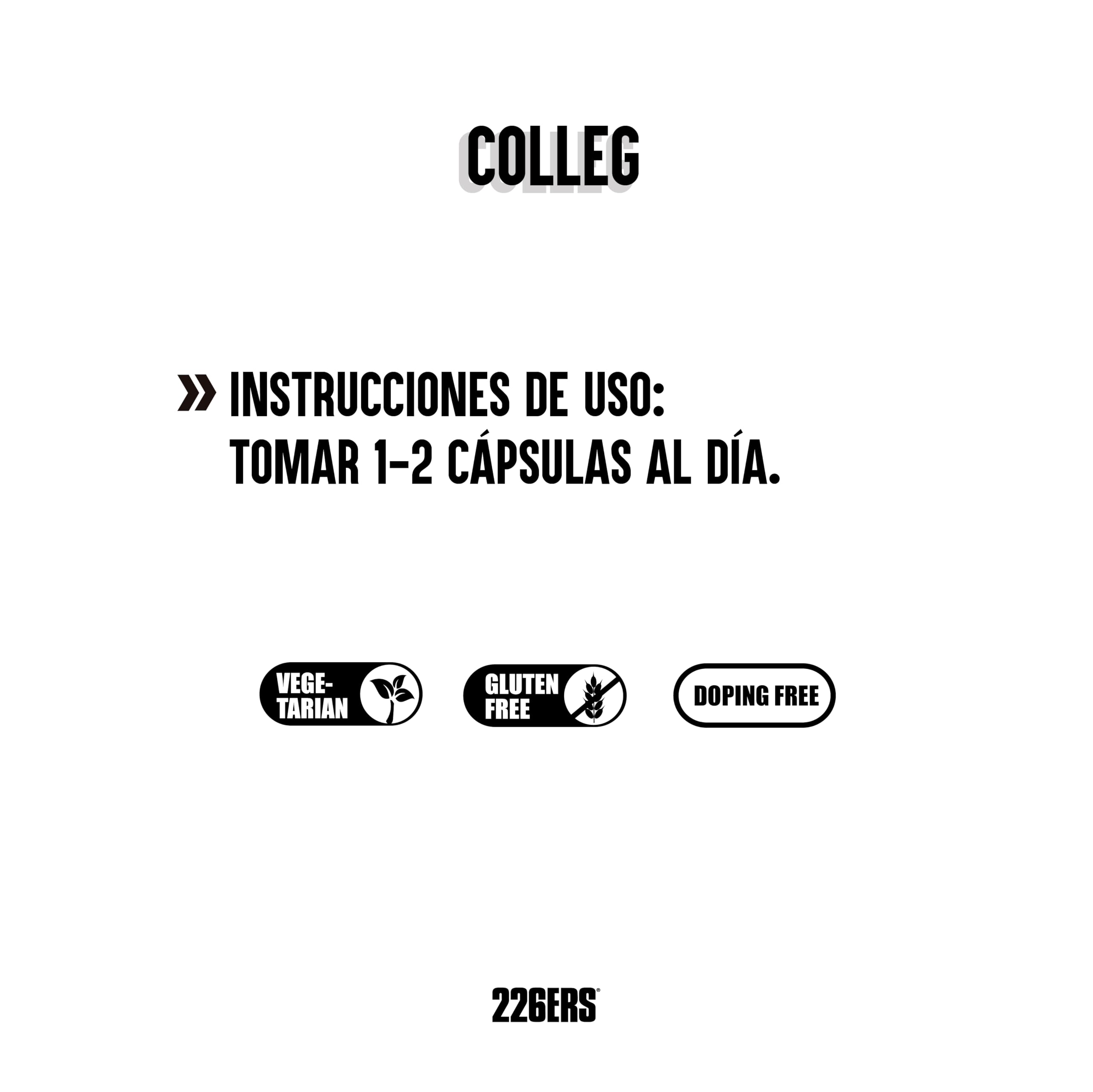 Coll-egg Suplemento a Base de Membrana de Huevo y Plantas - 60 Cápsulas - para Cuidado, Recuperación y Mantenimiento de Articulaciones, Músculos, Huesos y Piel - Complemento Alimenticio Vegetariano