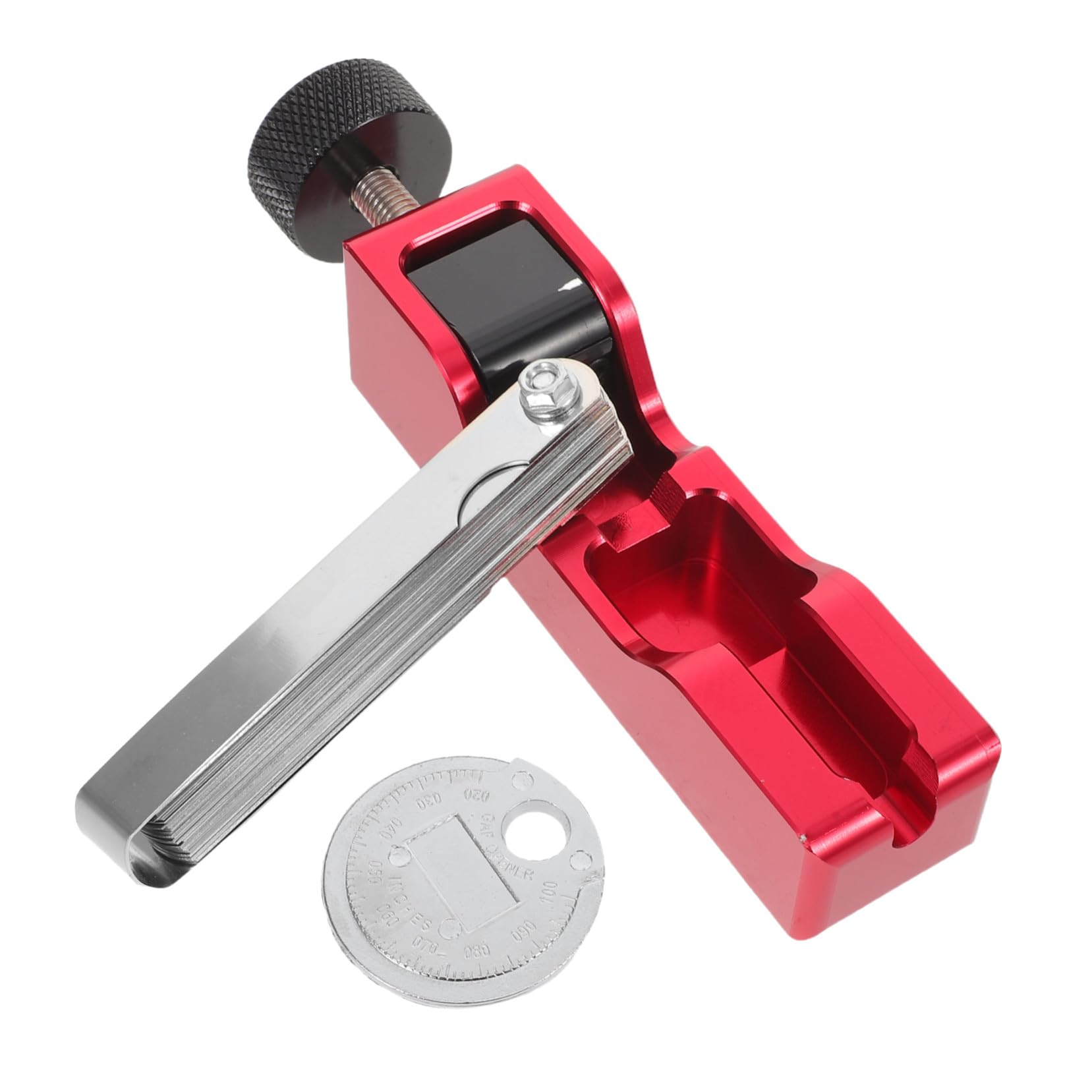 Kit di Strumenti per Candele di Accensione per Auto Regolatore di Distanza delle Candele Fai da Te Misuratore di Spessore delle Valvole Utensile di Misurazione Filo
