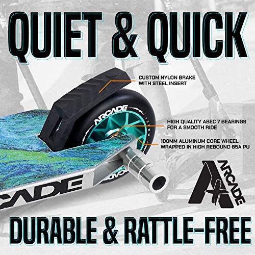 Arcade Pro Scooters Plus Stunt Scooter For Kids 10 Years And Up - Perfect For Intermediate Boys And Girls - Best Trick Scooter For Bmx Freestyle Tricks (Arcade Plus - Ultra Lava) #TOP4
