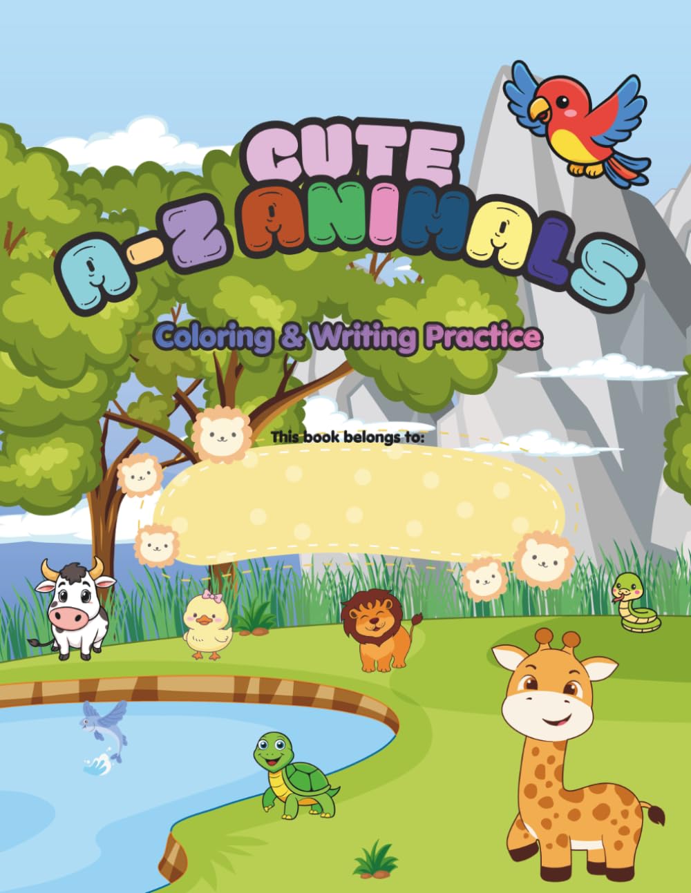 My First A–Z Animal Coloring Book: Color, Trace & Learn the Alphabet
