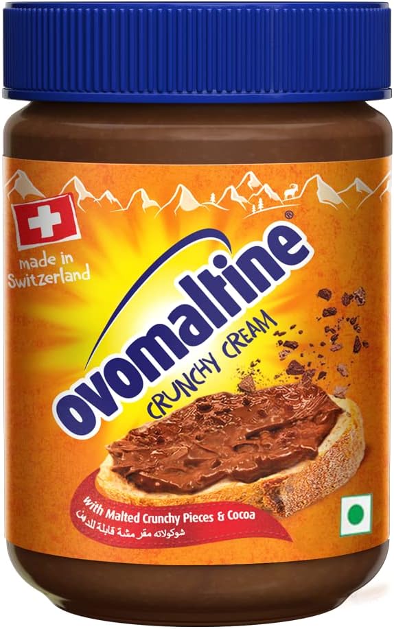 Swiss Chocolate Spread with Malty Crunchy Pieces & Cocoa, 33% Malt, 380g