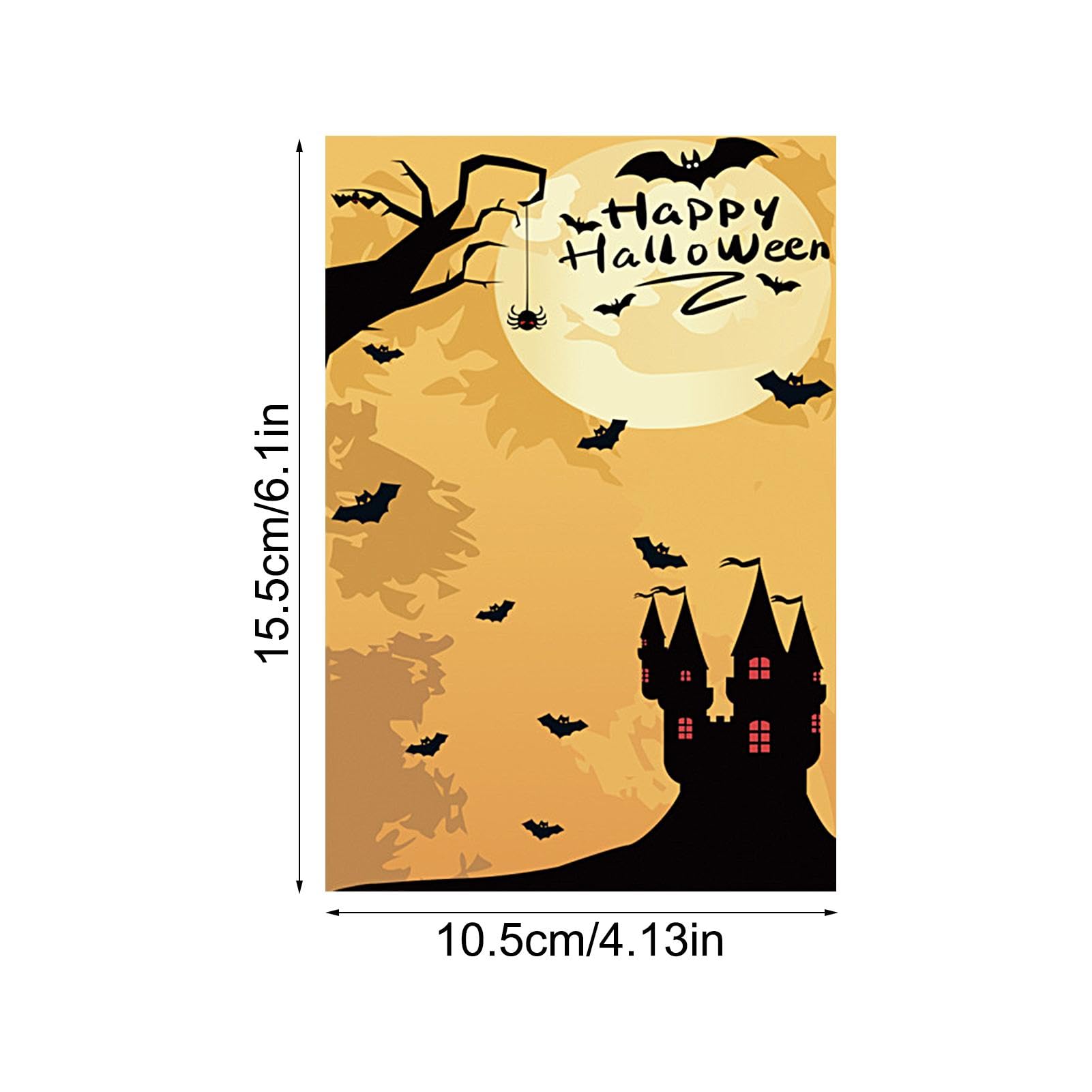 TEHAUX 10 Biglietti D'Invito Per Halloween Inviti Per Feste Horror