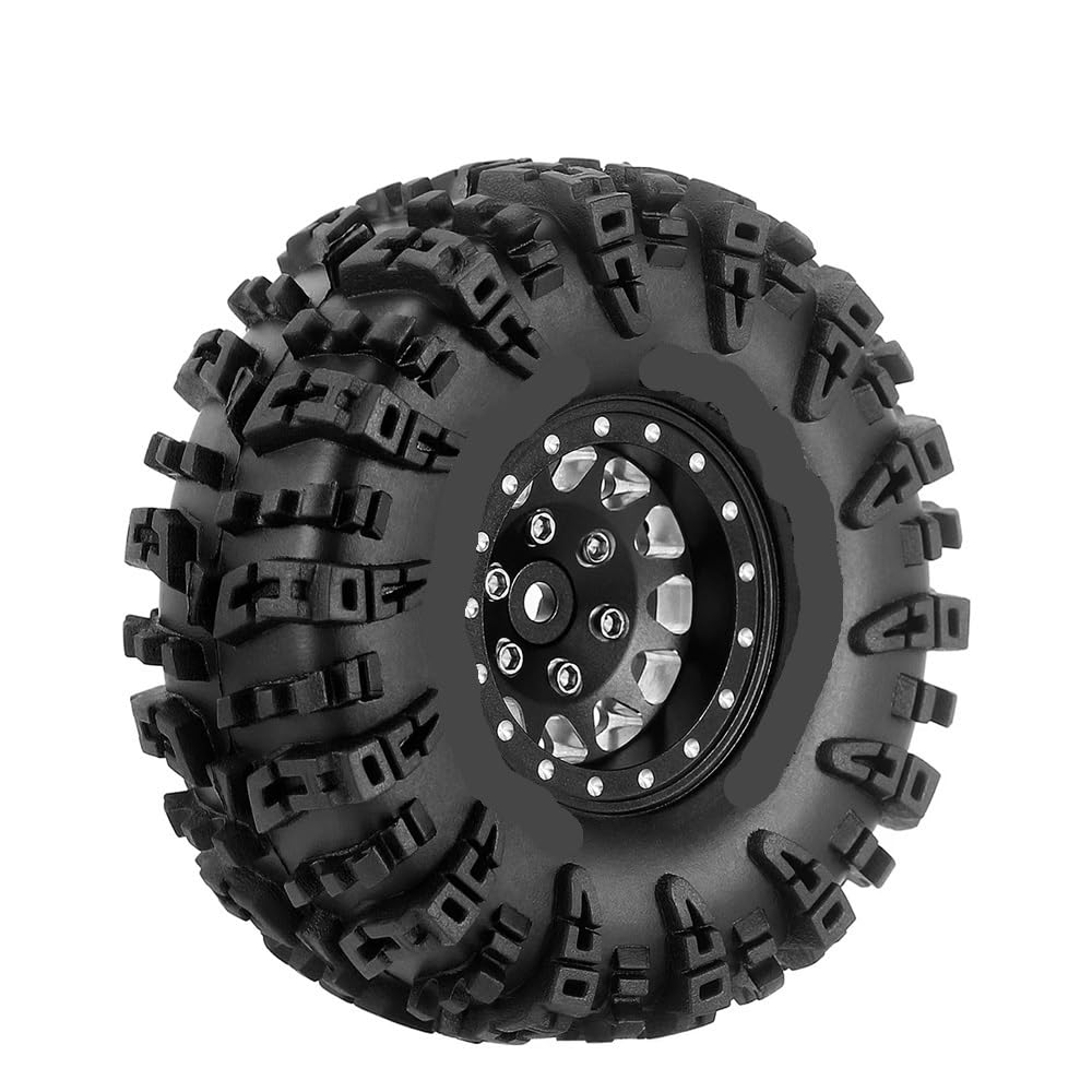 Mud Terrain S5 Swamp Claw 1.3" Wheel Tires Set Kompatibel mit 1/18 1/24 Scale RC Crawler und Off-Road Fahrzeugen