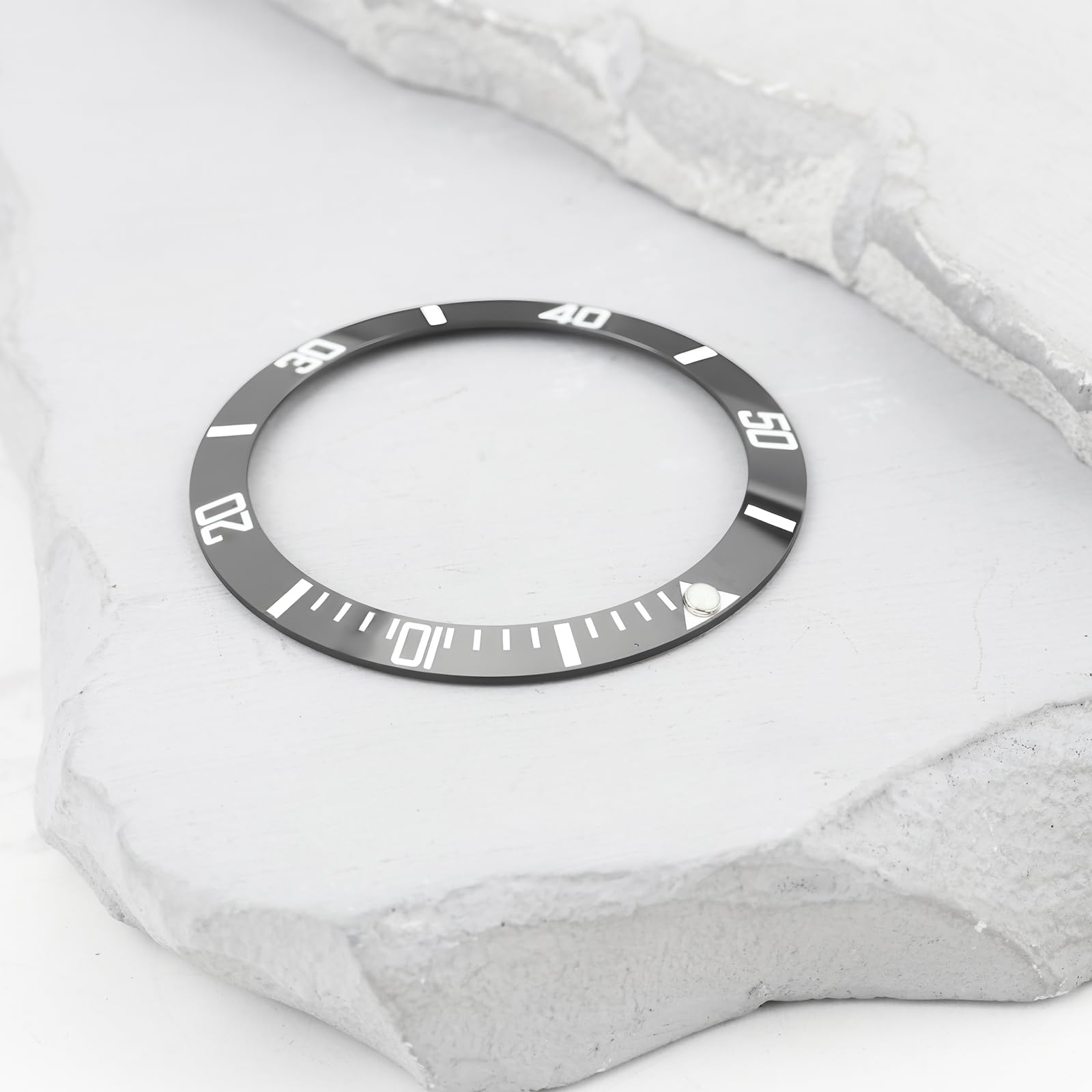 Insert de Lunette Compatible avec Rolex Les Montres Submariner pour Les Numéros de Boîtier 116610 Et 116800