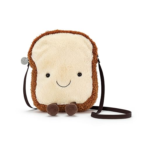 Jellycat Plush Bag Collection | Crossbody Bags & Shoulder Purses | Fun & Unique Handbag - Toast