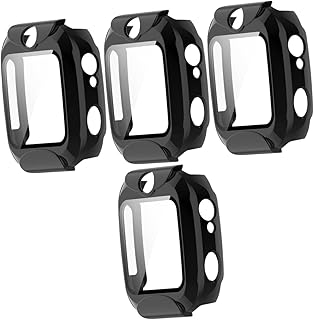 Mikikit Smart Watch Smart Watch for Case Mm Glass Shell Full Xgo Black Watch Protector Film Coverage Cover Compatible Screen Smartwatch with Wristwatch Smart Watches Smart Watches