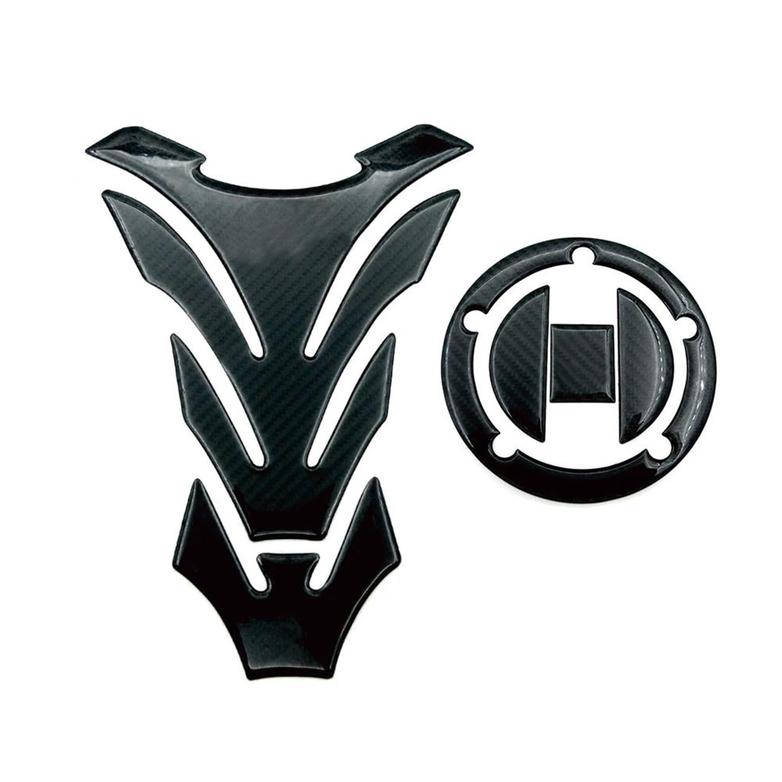 Motorbike Carbon Fiber Decals for Suzuki GSXR1000 2005 2006 K5 K6 Grip Gas Cap Cover Fuel Tank Pad Triple Clamp Sticker(Style 1)