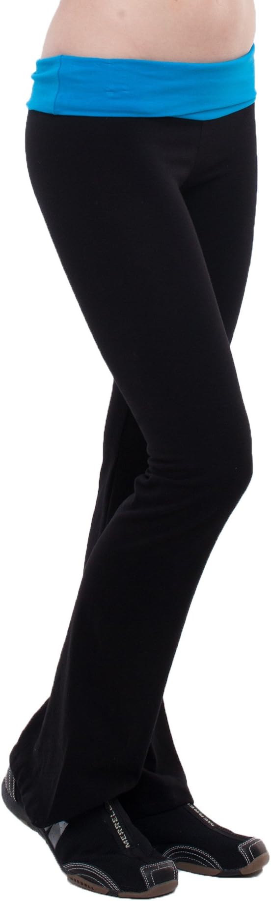 Apparel Sense A.S Active Basic Color Block Waist Band Stretch Yoga Long Tracksuit Pants