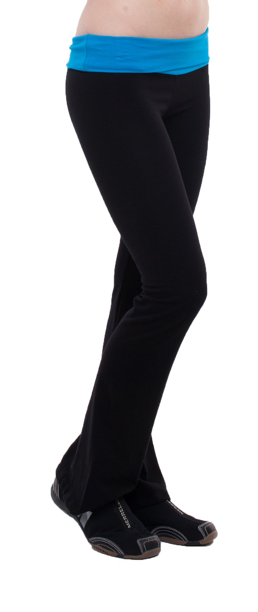 Apparel Sense A.S Active Basic Color Block Waist Band Stretch Yoga Long Tracksuit Pants