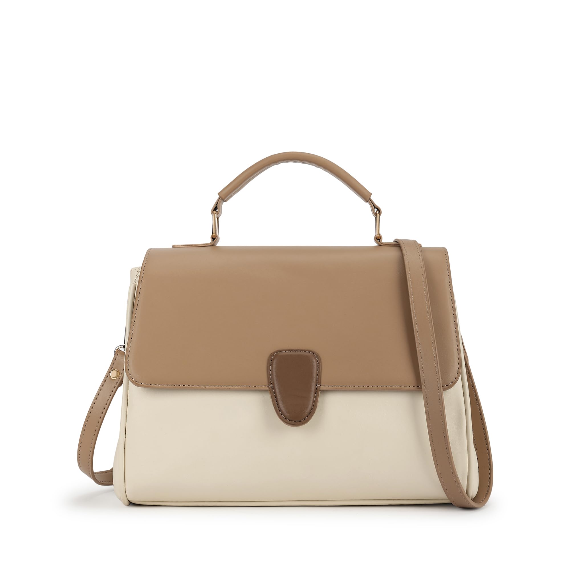 Daily Drip Satchel Bag for Women | Medium Size with Magnetic Flap, Top Zip Closure, Inner Access Pocket & Detachable Sling Strap | Stylish 4.9L Satchel for Everyday Use-image-33