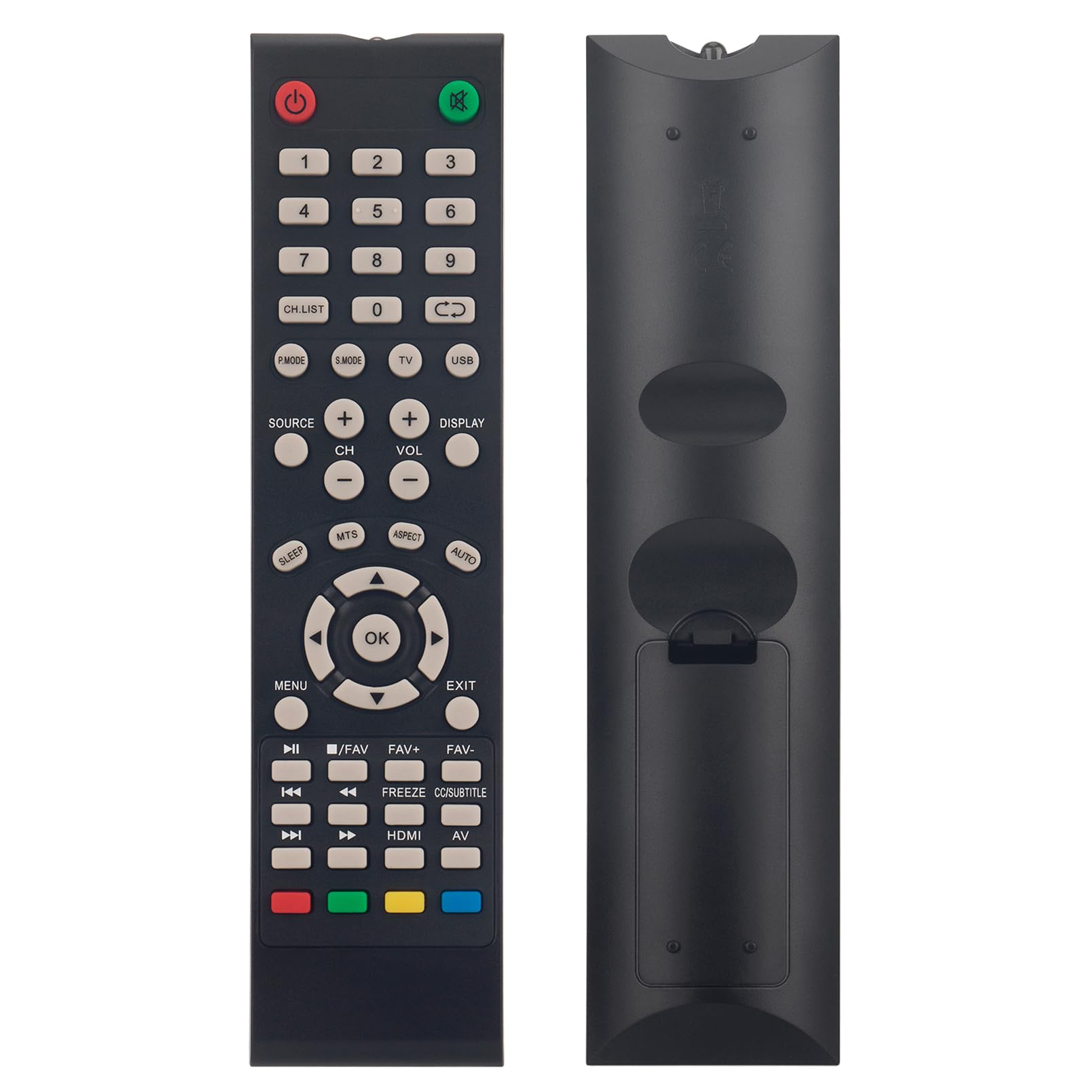 Beyution RMT-15 Replacement Remote Control For Select Westinghouse TVs