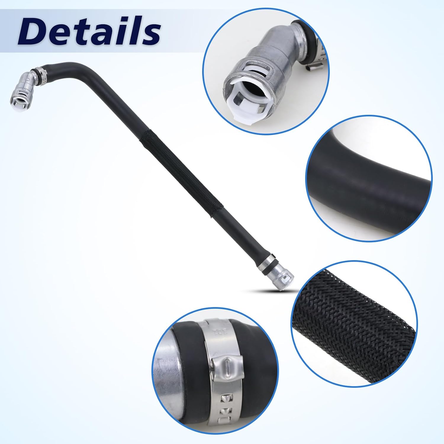 Liqto HVAC Heater Hose Assembly Compatible With 2011-2014 Ford F-150 5.0L,2011-2014 Lincoln Mark LT 5.0L Replace#626-721,BL3Z-18472-B
