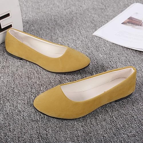 Women Flat Shoes Slip On Comfortable Walking Ballerina Wedding Party Office Work Dance Shoes Womens Closed Pointed Toe Elegant Ballet Flats Ladies Low Top Lightweight Pumps Loafer2