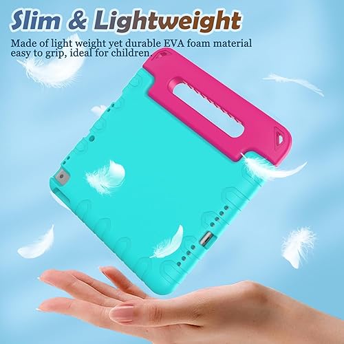Miniatura 8 de LTROP Funda infantil para iPad de 987 generación de 10.2 pulgadas (202120202019) - Funda para iPad 10.2 para niños, convertible a prueba de golpes,