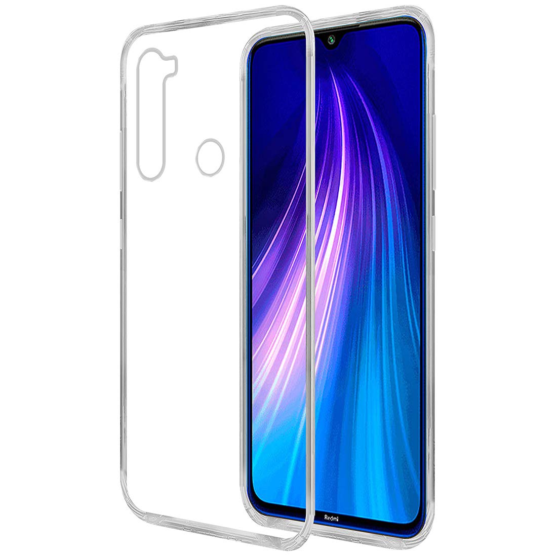 Amazon Brand - Solimo Silicone Mobile Cover for Mi Redmi Note 8 (Soft & Flexible Back Cover), Transparent (B083PFDF6G) Amazon Price History, Amazon Price Tracker