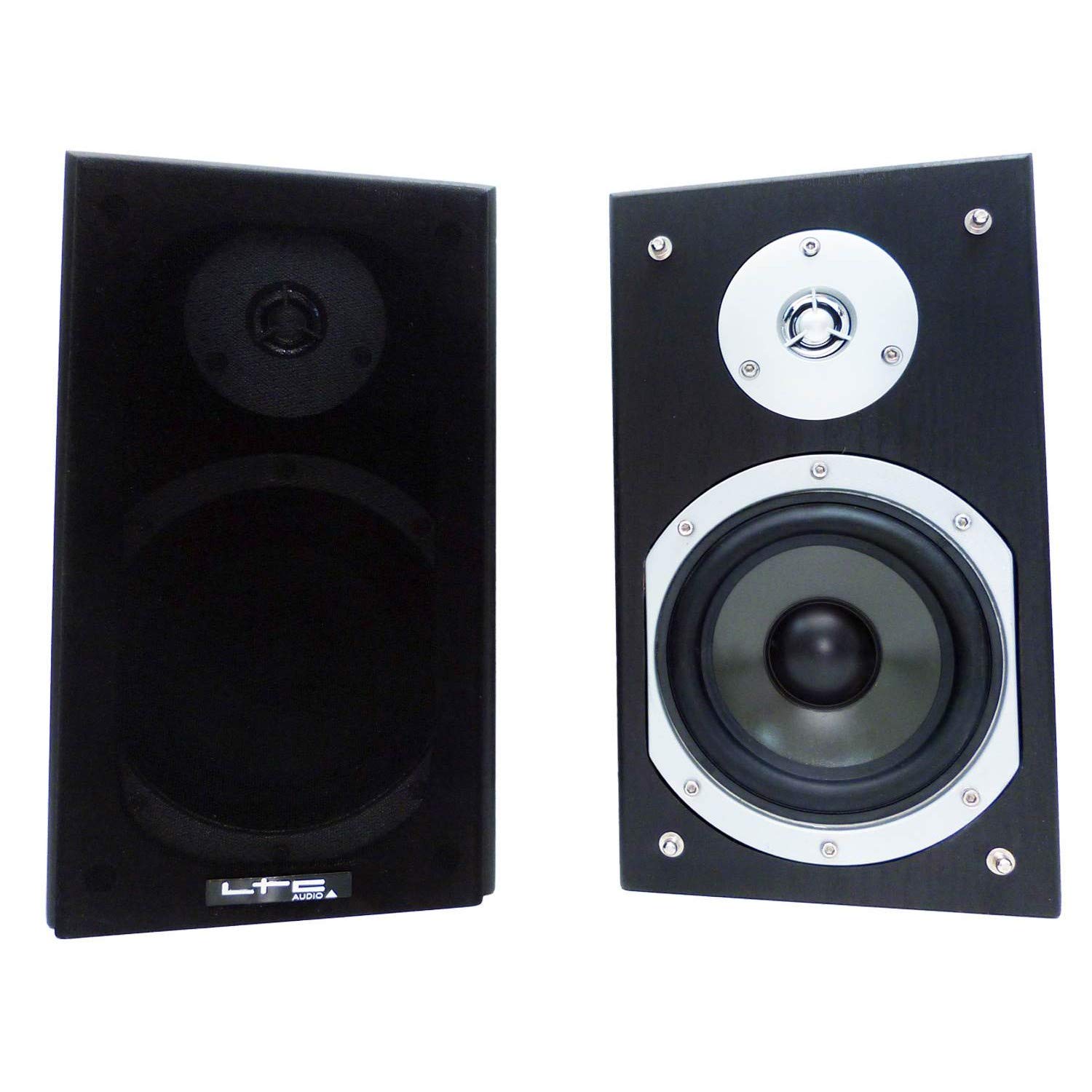 LTC - Juego de karaoke (amplificador, 2 altavoces 75 W, 2 micrófonos)