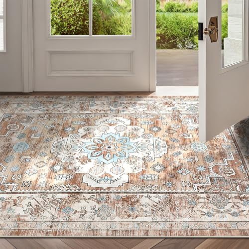 Tapis de salon qui ne perd pas ses poils, lavable et antidérapant - 5