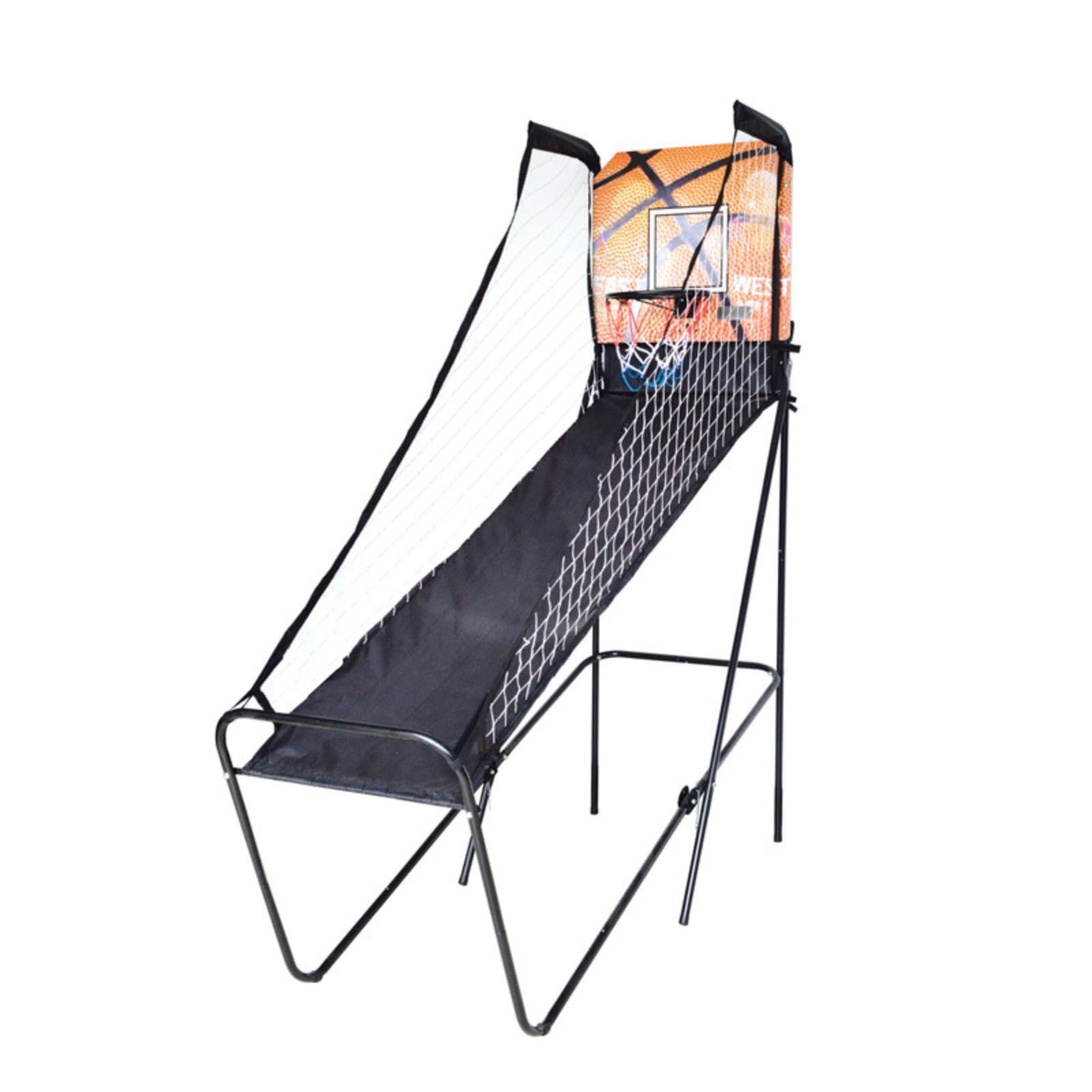 Generic Canestro da Interno Canestro Basket Tabellone Pannello Rete Elettronico con Struttura Robusta E Pannello MDF con Nera Inclinata Adatto per Allenamento Gioco in Casa Relax
