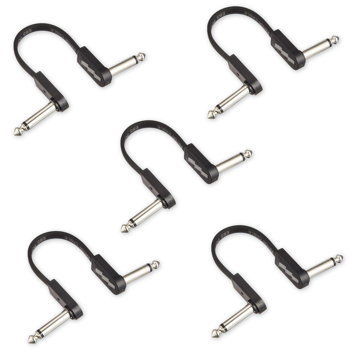 EBS PCF-DL10 flaches Patchkabel 10 cm 5 Stück