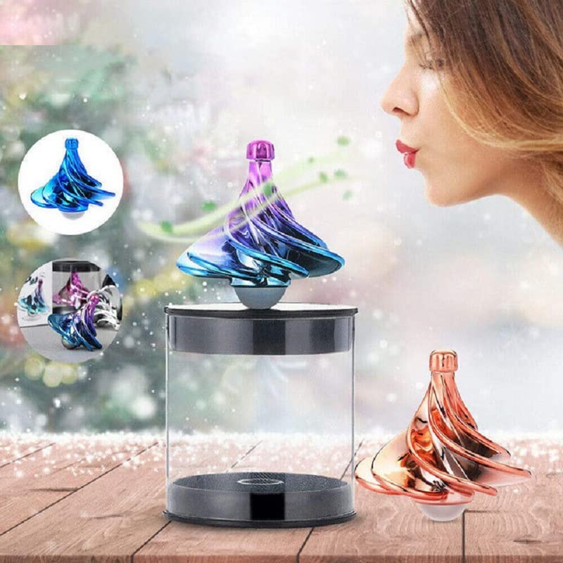 Origin memory Spinning Top, Wind Gyro, Wind Blow Turn Gyro Desktop Decompression Toys, Airflow Spinning Gyro, Desktop Gyro (Multicolor)