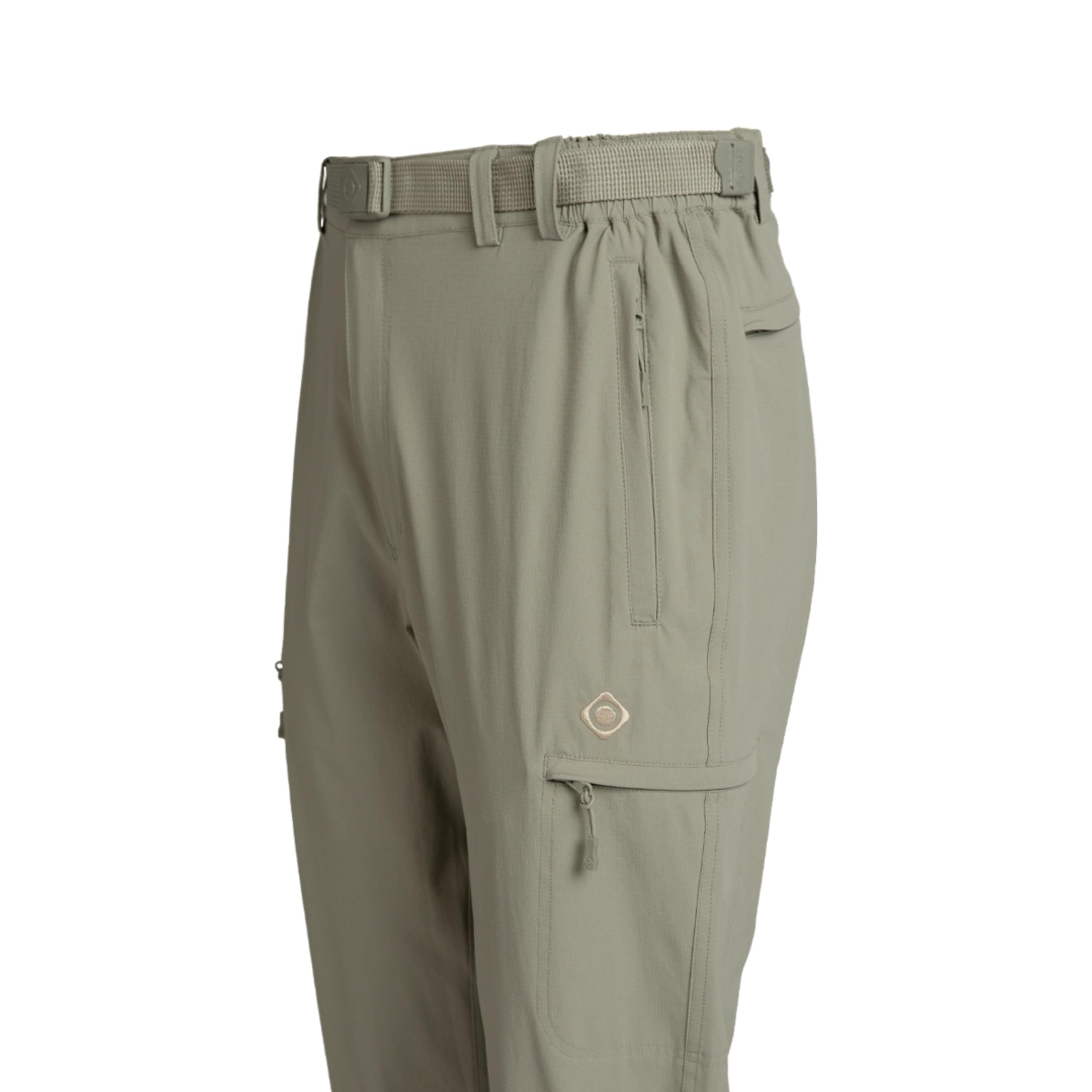 Izas Arezzo M Pantalone Ribstop Elastico e Durevole da Uomo Idrorepellente, traspirante e ad asciugatura rapida. con tasche e elastico in vita. Silhouette Regular Fit