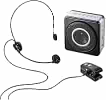 7357　サンワサプライ ワイヤレスポータブル拡声器 MM-SPAMP15 拡声器 ハンズフリー 小型 25W出力 マイク ワイヤレス Bluetooth