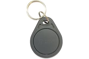 10 Thin Apartment Key Fobs Wiegand Prox Key Tags Compatible with Access Control Systems
