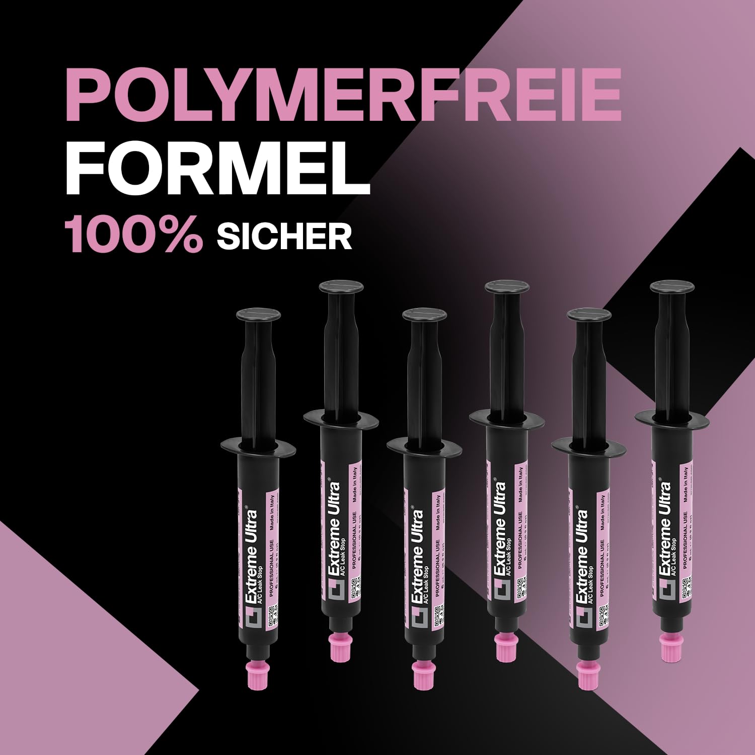 ERRECOM Extreme Ultra - 6 x 6 ml, Dichtungsmittel für Klimaanlagen und Kühlsysteme und für Kfz-Klimaanlagen (Adapter nicht enthalten)
