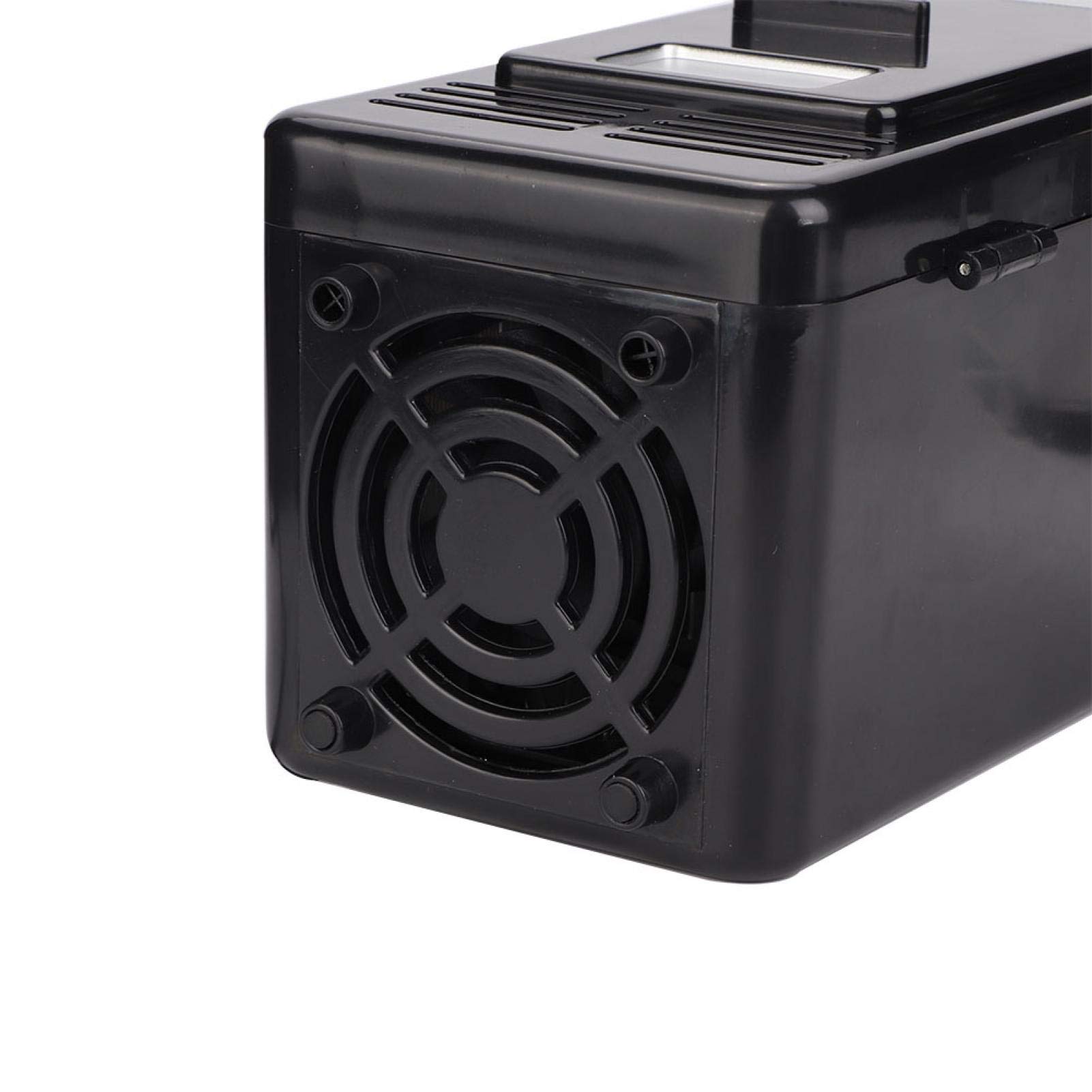 Mini refrigerador, DC 5V 10W USB Oficina Refrigerador compacto Calefacción y enfriamiento Refrigerador portátil de doble uso Enfriador de bebidas para el cuidado de la piel, alimentos, viajes(negro)