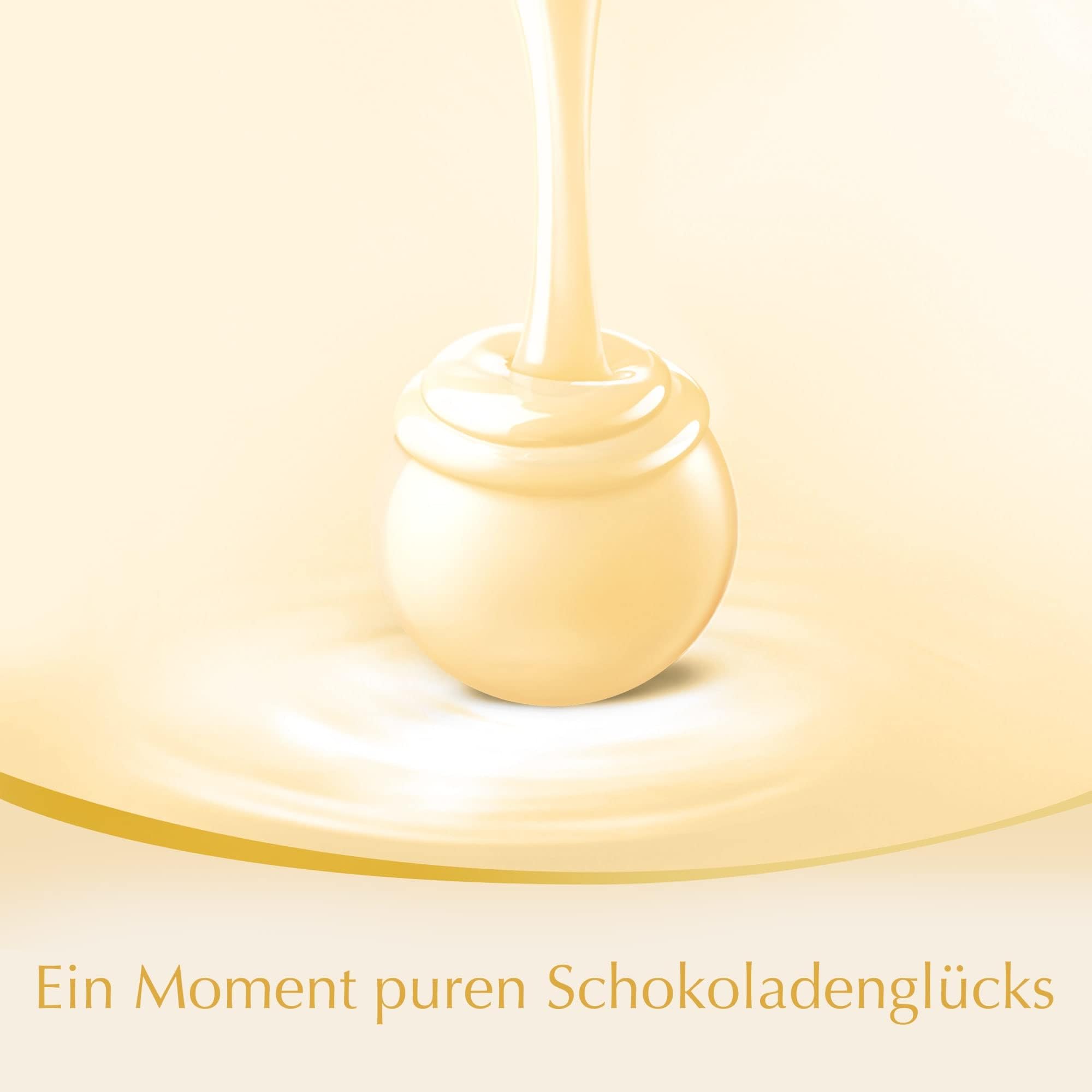 Lindt LINDOR Weiße Schokoladen Kugeln 1kg Großpackung mit zartschmelzender Füllung