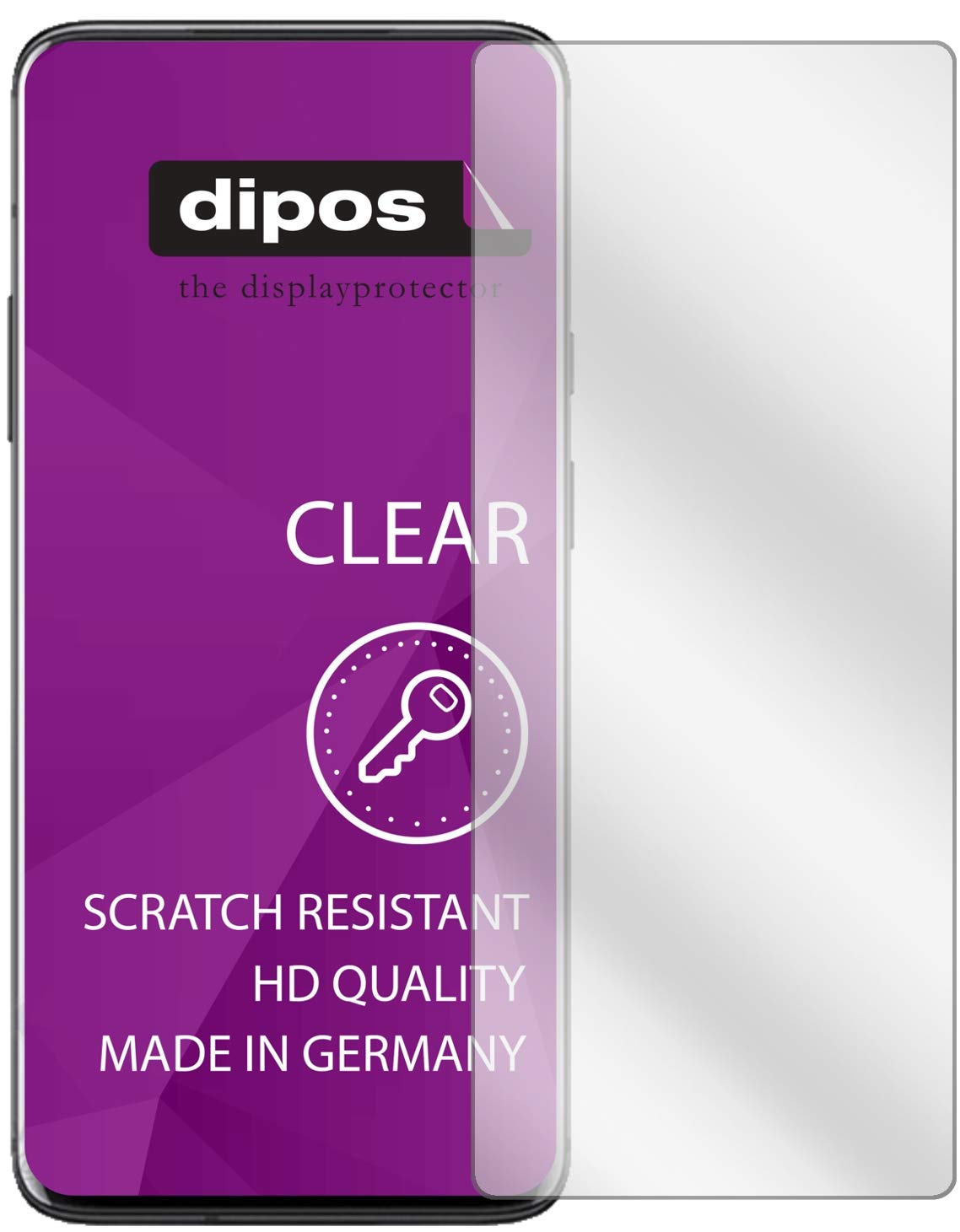 Dipos - 4x Pellicola Protettiva Antiriflesso Compatibile Con Oneplus 7t Pro Pellicola Di Protezione 2x Anteriore 2x Posteriore 4051837454852