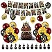 smileh Decoraciones de Cumpleaños Wizard Globos Mago Pancarta de Feliz Cumpleaños Decoración de Tartas para Niños Kit de Suministros de Fiesta Harry Potter