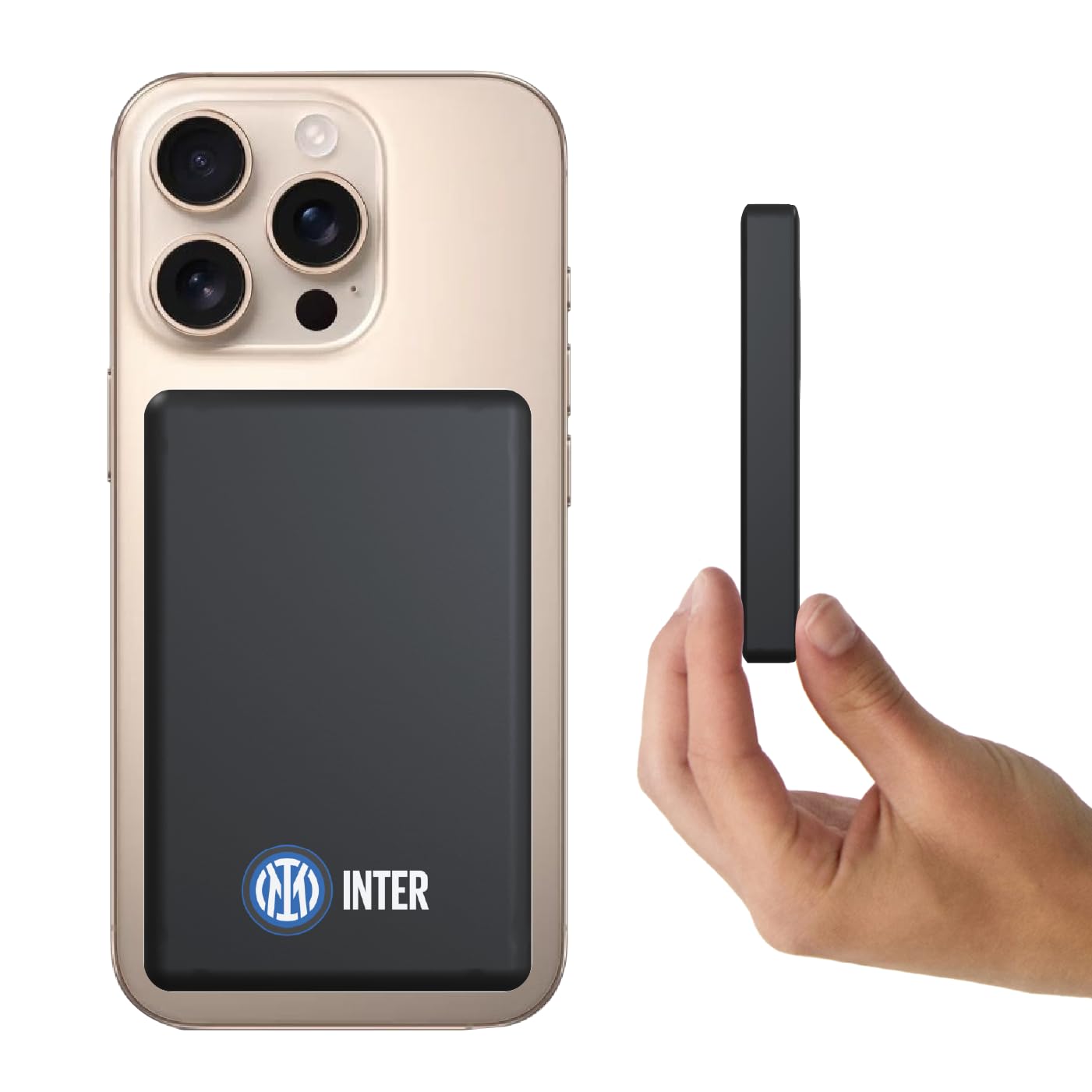 TECHMADE Powerbank MagSafe 10000 mAh Inter - Compatibile Anche con Dispositivi Android - Ricarica Veloce, Ultra Sottile, Leggero - Cavo USB-C Incluso