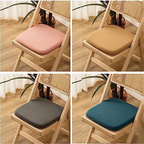 Galette de chaise ronde mémoire de forme amovible contre l'assise trop rigide