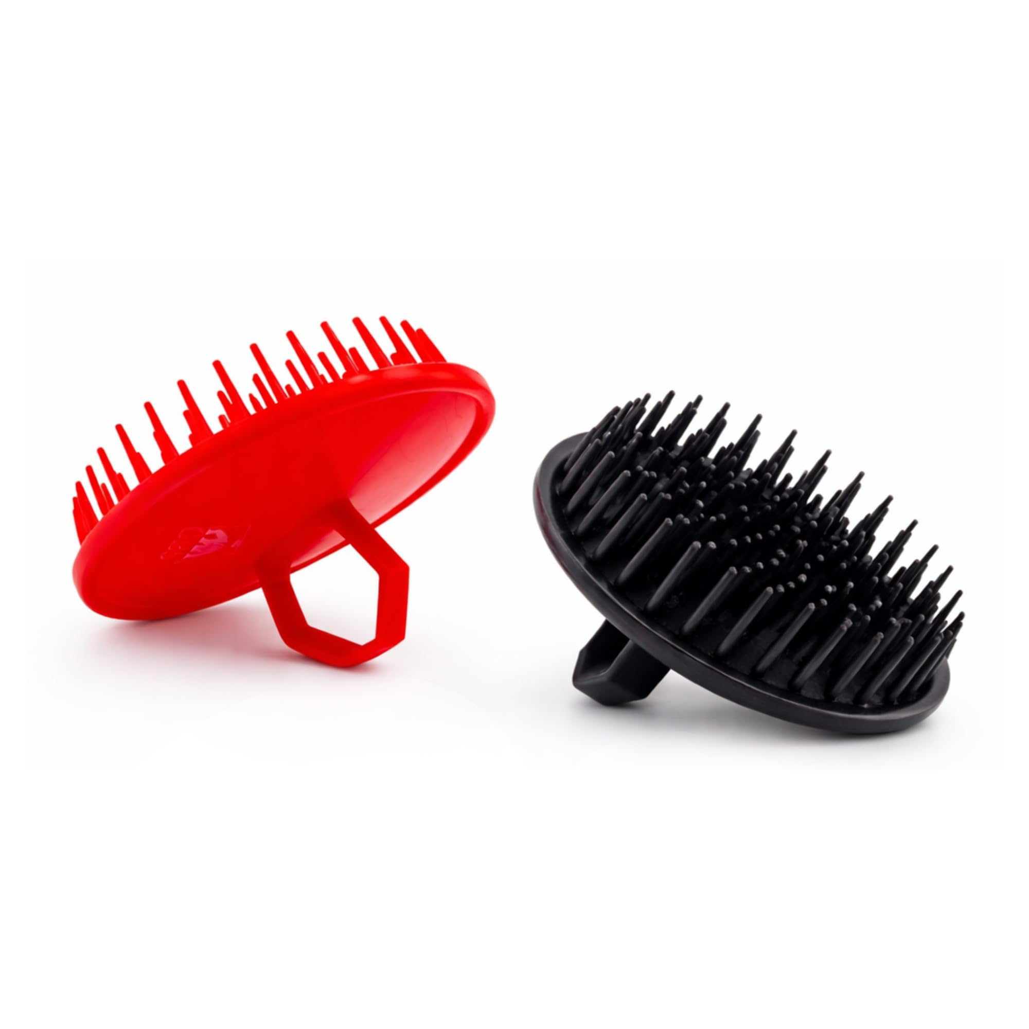 Scalp Massager Shampoo Brush Pack of 2 – Scalp Scrubber for Dandruff Removal, Exfoliating Hair Brush, Wet & Dry for All Hair Types