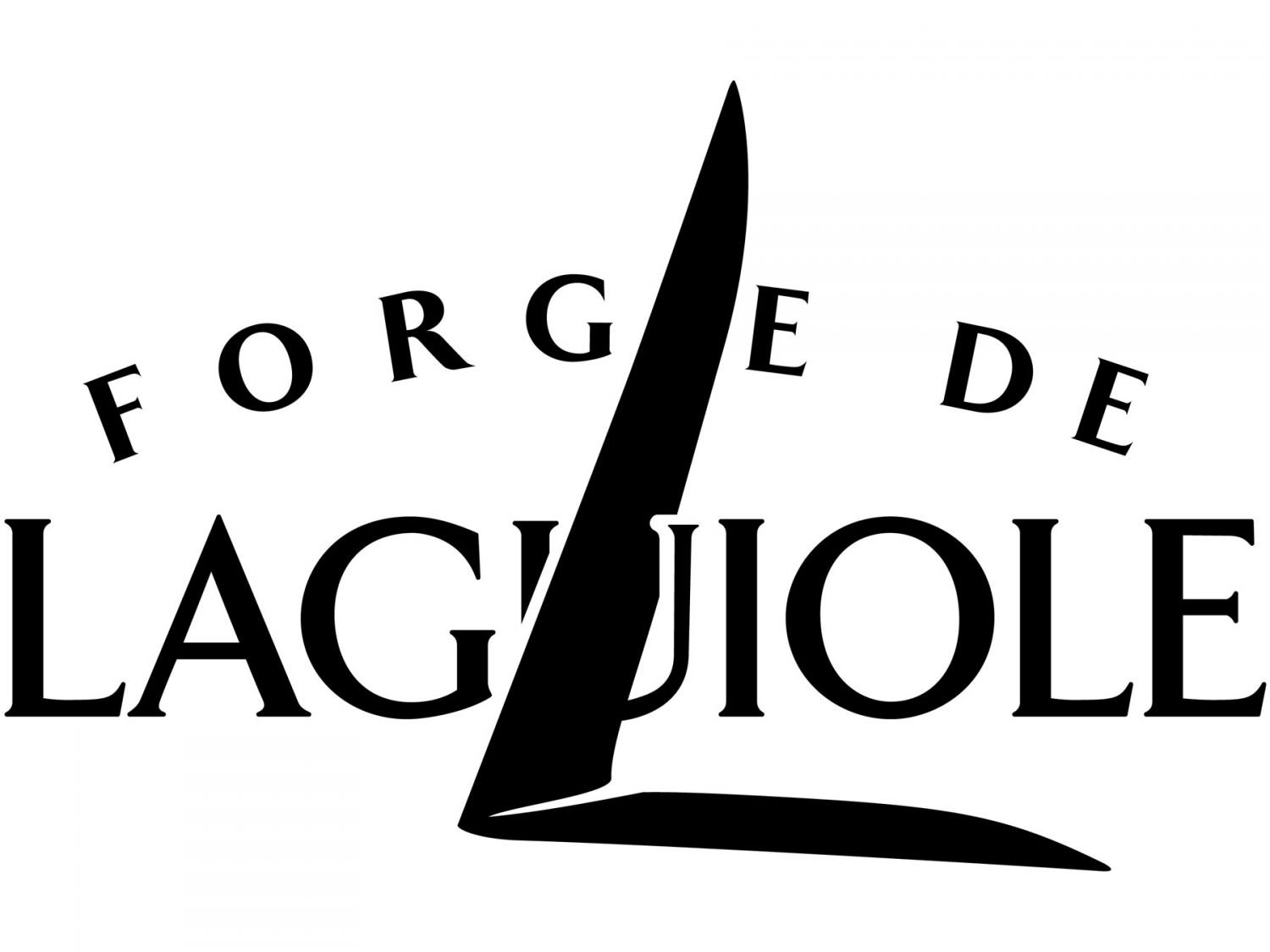 Forge de Laguiole Juego de cuchillo y tenedor con mango de madera noble