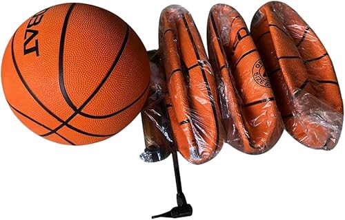 Miniatura 8 de Juego de baloncesto inflable para fiestas de baloncesto | 10 pies de largo x 13 pies de ancho x 10 pies de alto | con 5 aros, 4 bolas, soplador de