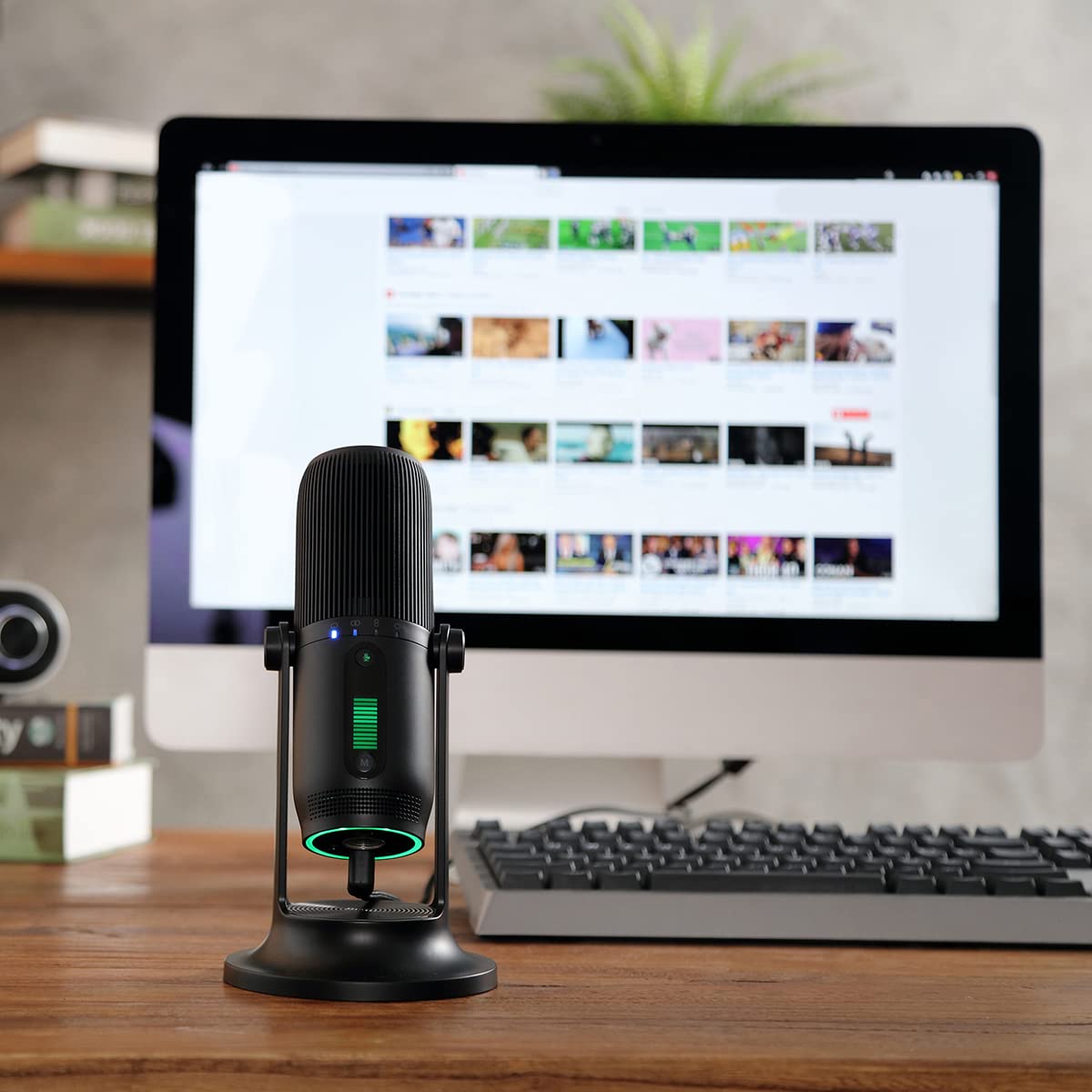 Thronmax Mdrill One (M2) Microfono a condensatore (nero) per registrazioni professionali HD (48 kHz) in qualità da studio per podcast / streaming / chat / gamePlay / Youtube / ecc.